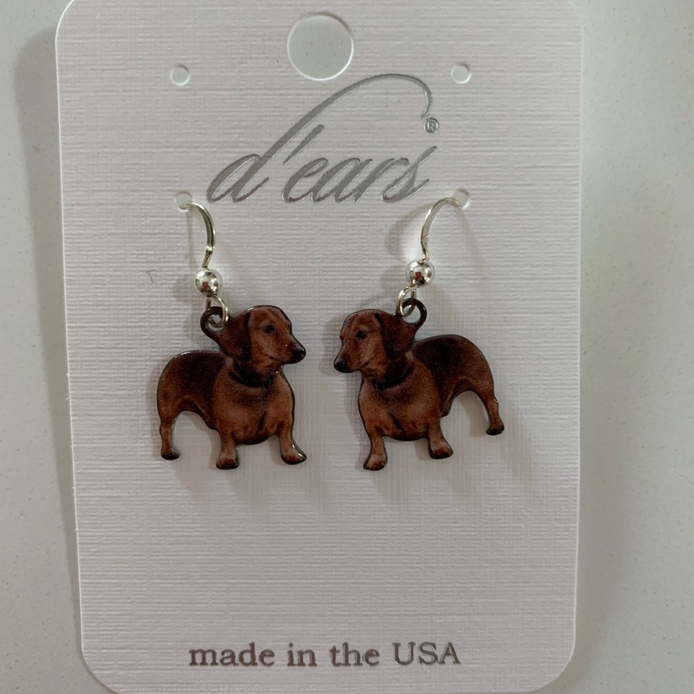 Adorable d’ears Dachshund Earrings - made in USA